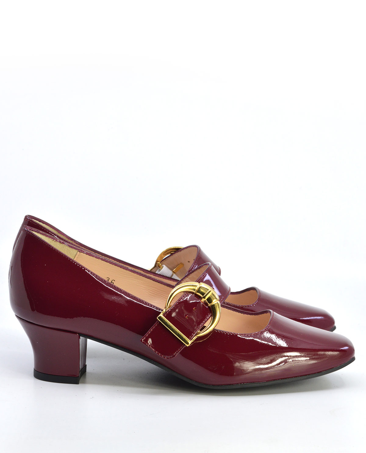 Ladies red patent leather shoes 2025