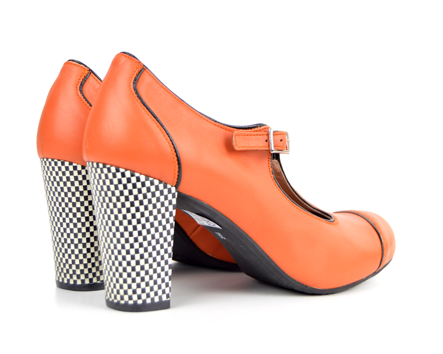 ladies orange shoes uk