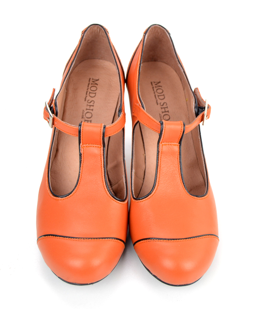 ladies orange shoes uk