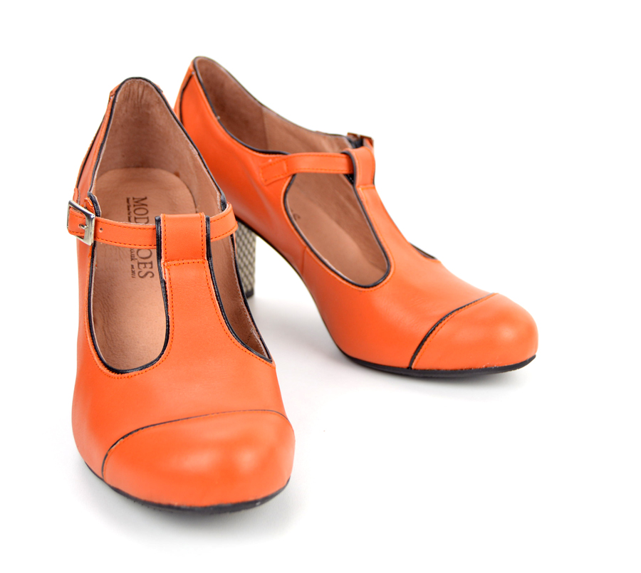 orange shoes womens uk
