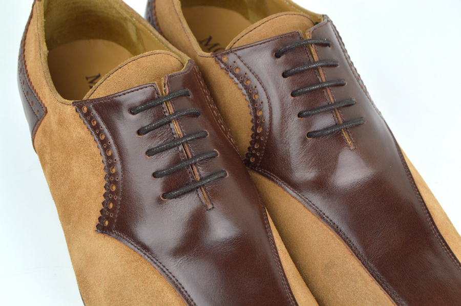 The Harrison – Brown Leather & Suede – Mod Shoes