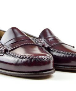 ladies penny oxblood loafer chantelle leather