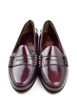 The Chantelle – Ladies All Leather Penny Loafer Oxblood – Mod Shoes