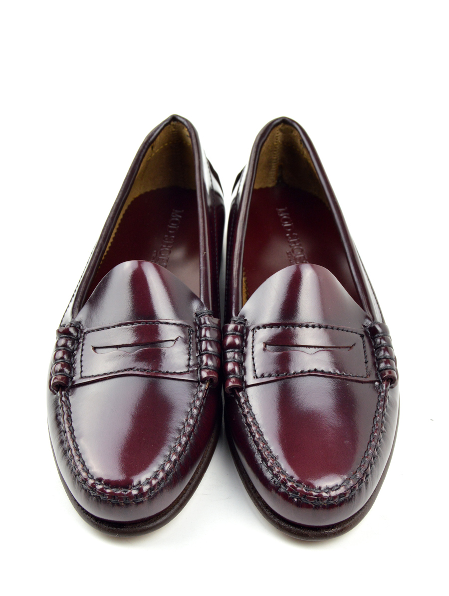 ladies leather penny loafers