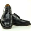 The Blake - Black Leather Brogue Shoes