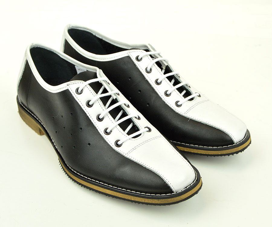 Black & White Bowling Shoes The Strike Mod Style Mod