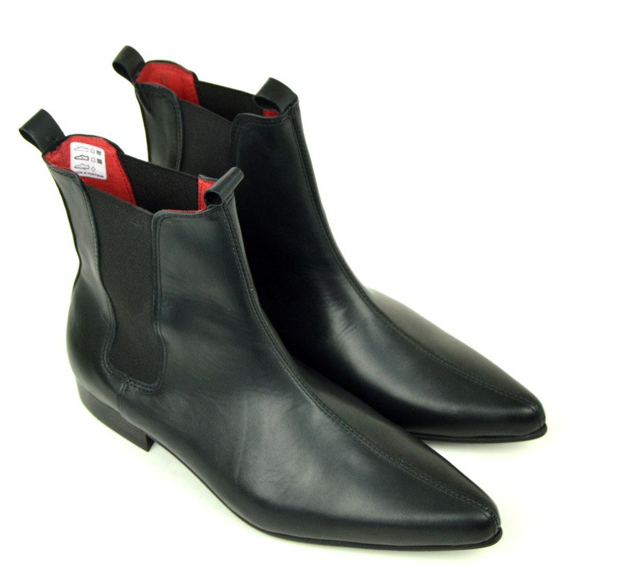 modshoes chelsea boots black leather the kensington 02 Mod Shoes