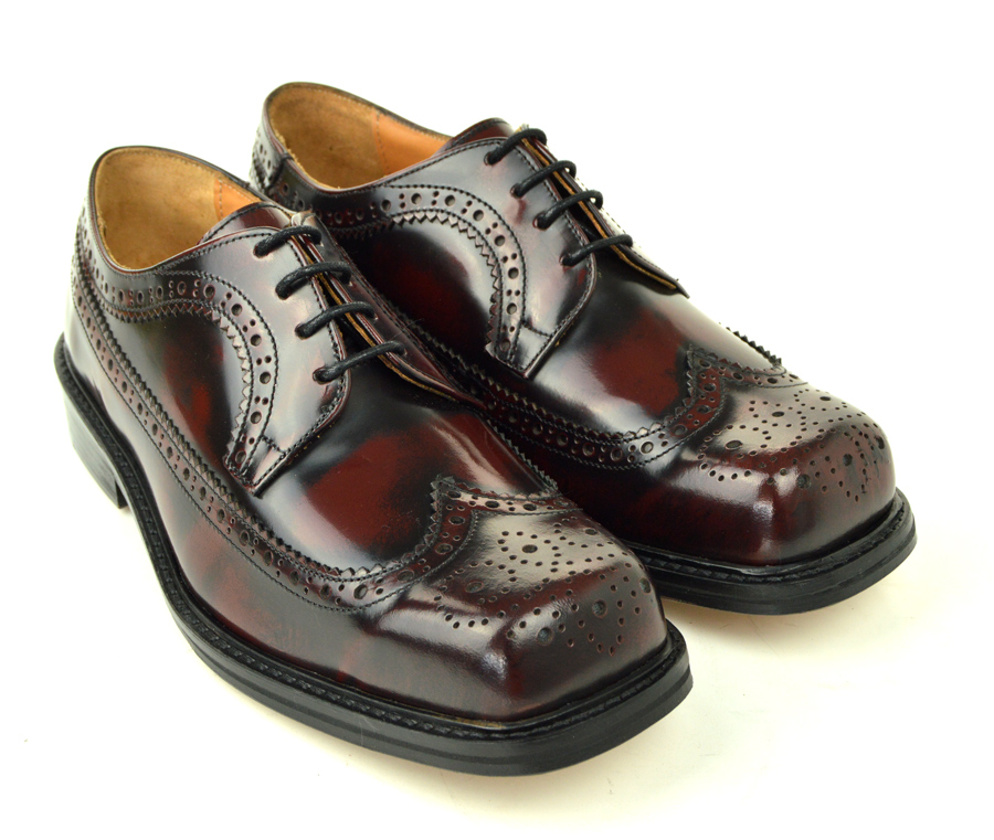 Ladies Oxblood Brogue Northern Soul 