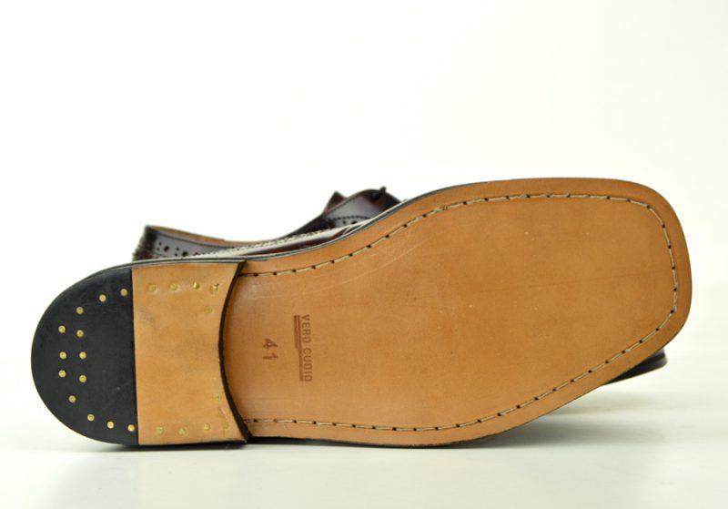 The Stomper Oxblood Brogue Northern Soul Style Shoes Mod Shoes