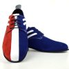 Jam Stage Shoes - Red White Blue Badgers - By Modshoes