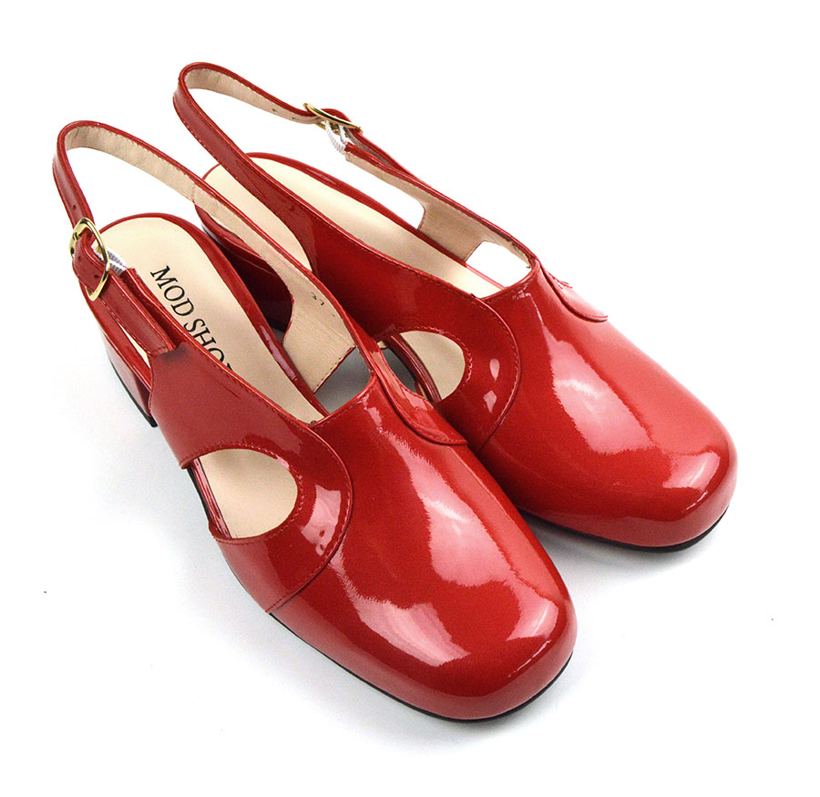 Size 2 and 6 Only The Raquel In Red Patent Leather 60s
