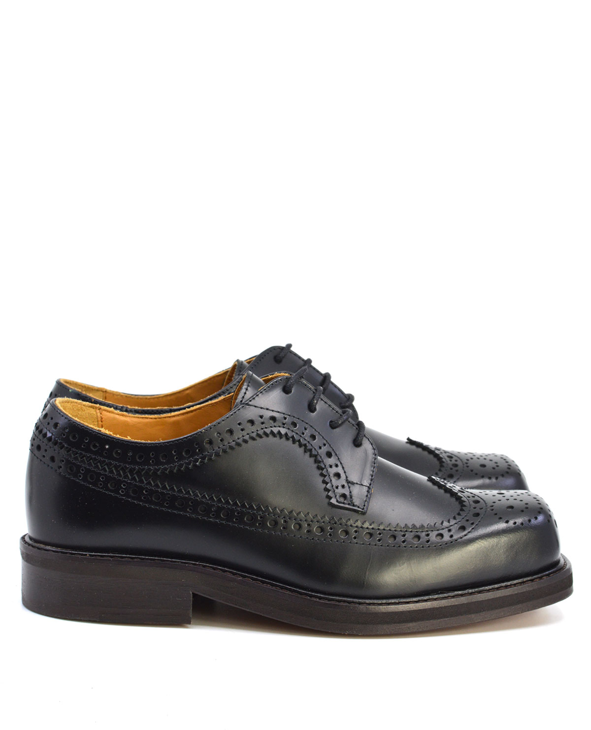 The Stomper – Ladies Black Brogue Northern Soul Style Shoes – Mod Shoes