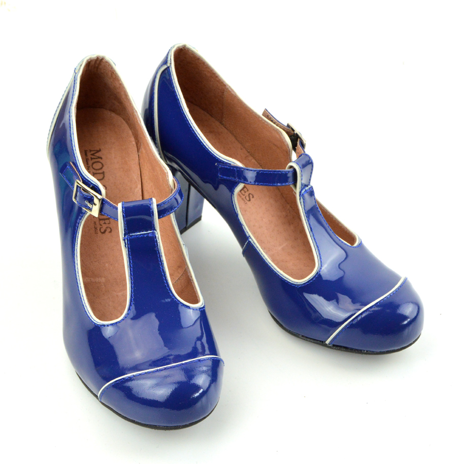 Sizes 3 4 8 Only The Dusty In Blue Patent Leather