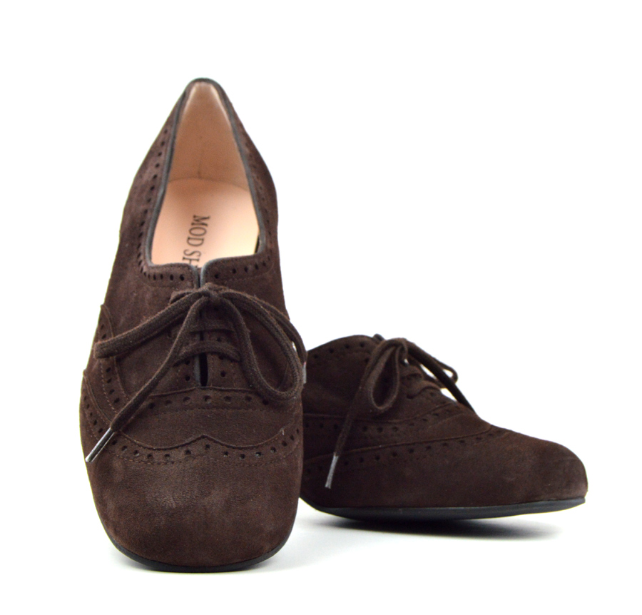 ladies suede brogues uk