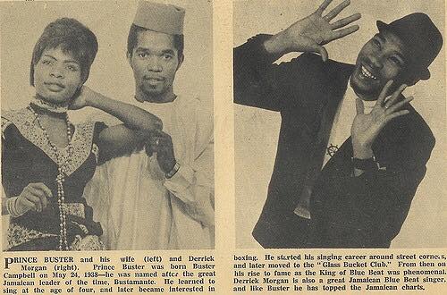 Ska Wars – The feud between Prince Buster and Derrick Morgan – Mod