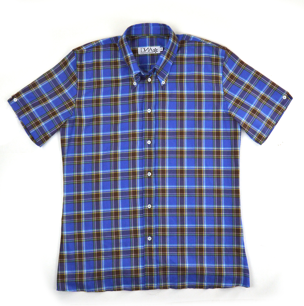 Exclusive DNA Groove Shirt – 2 Colours Blue – Mod Shoes