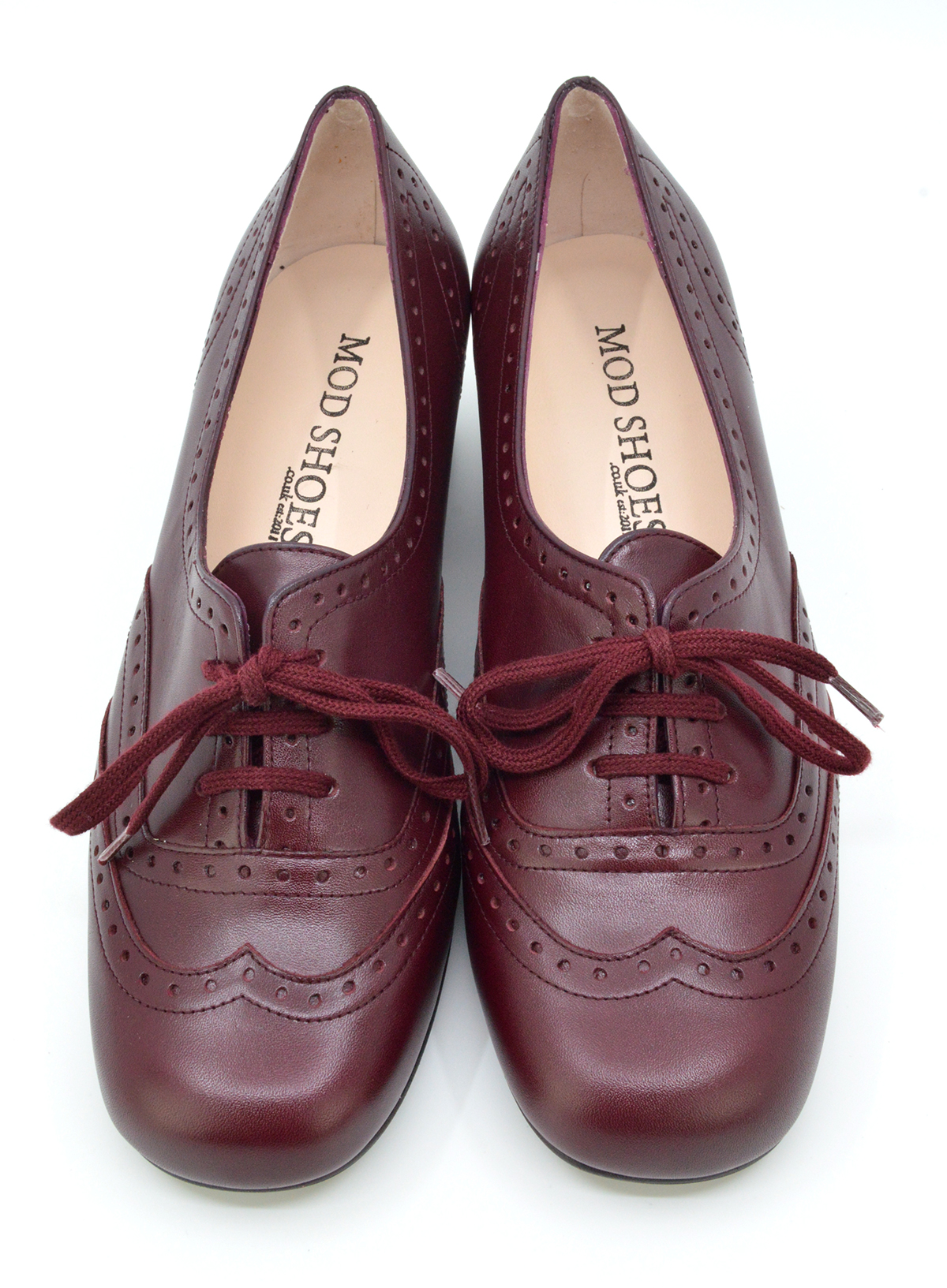 vintage oxblood brogues