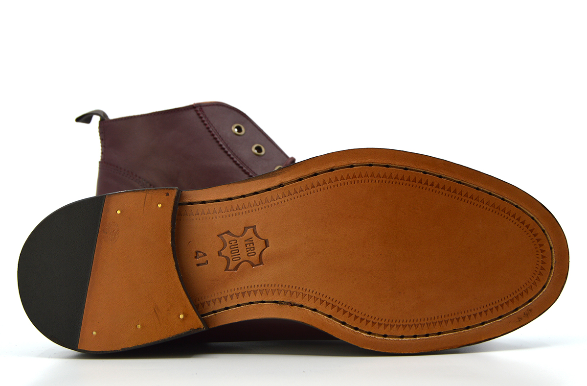 leather sole shoes for men
