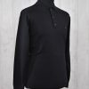 Gabicci Black Francesco long Sleeve Polo Top