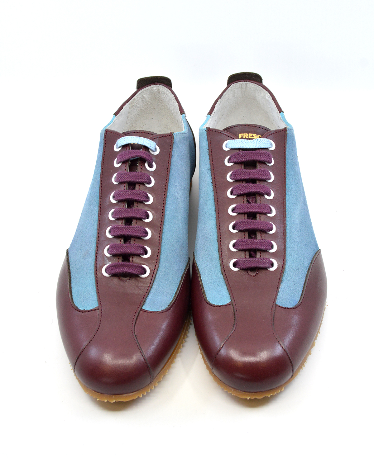 claret and amber trainers