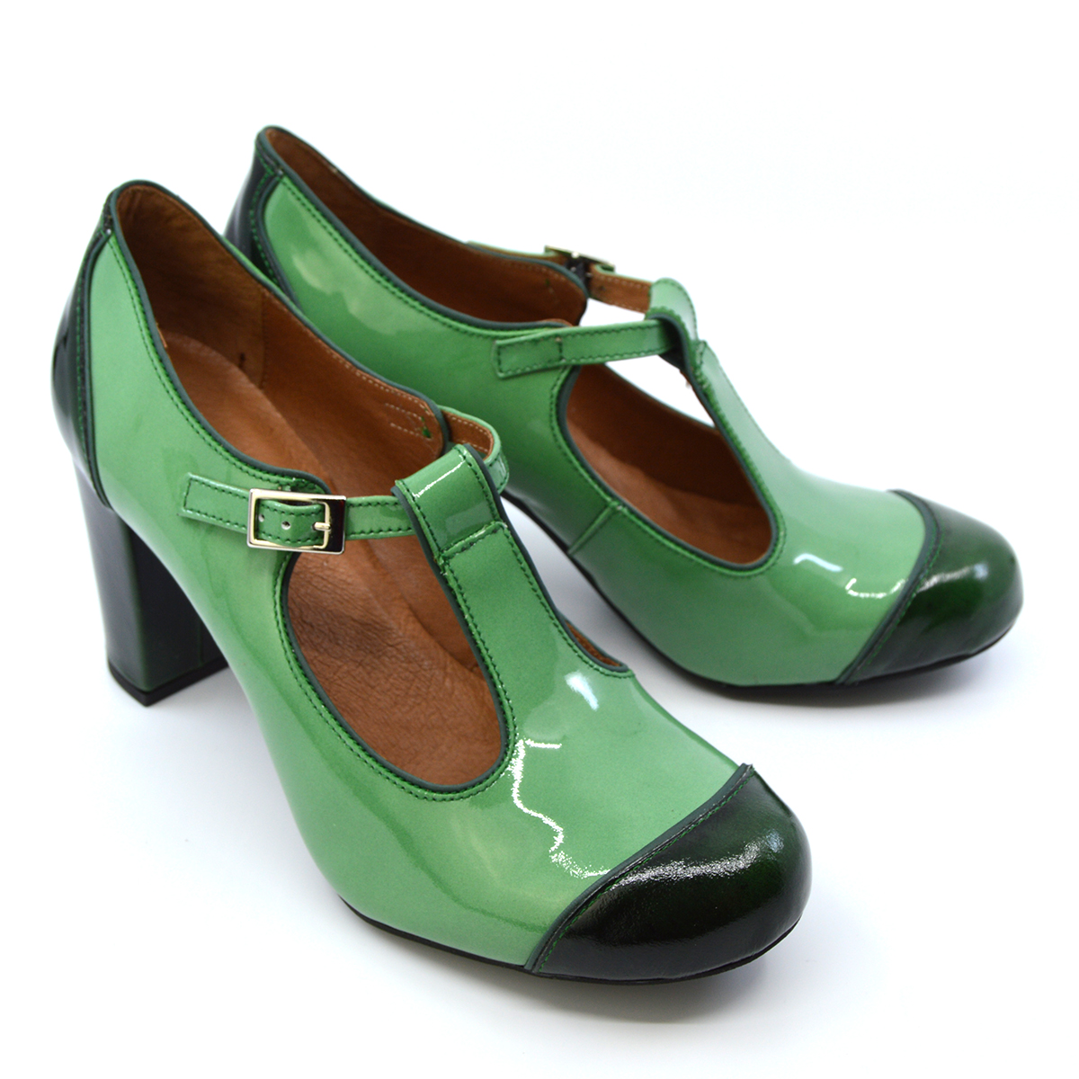ladies green court shoes