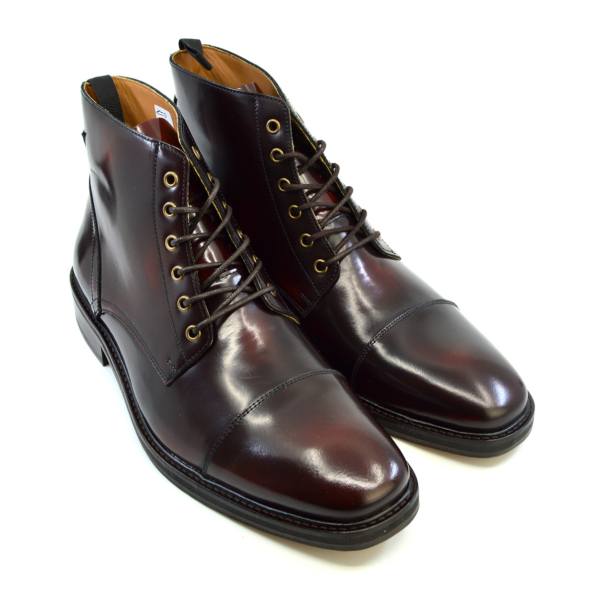 The Arthur – Oxblood Capped Derby Boots – Peaky Blinders Inspired – Mod ...