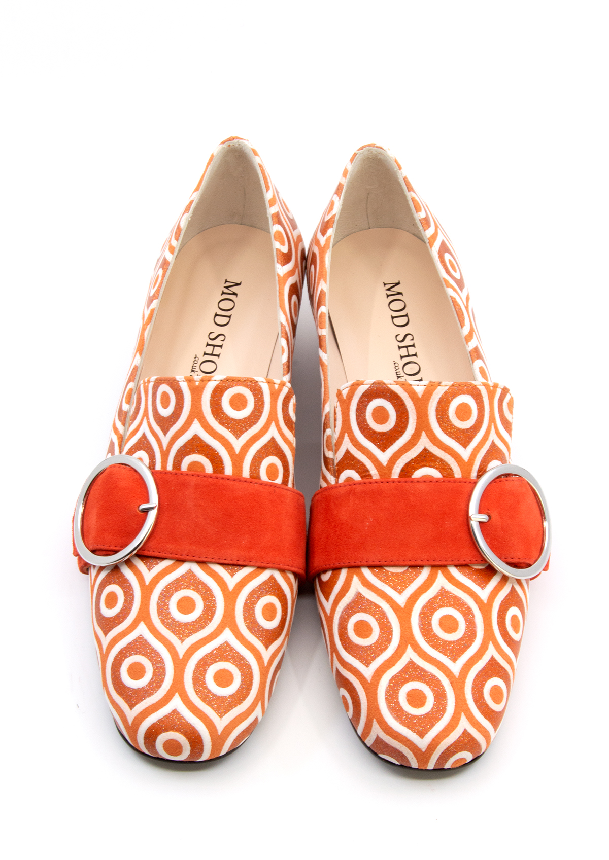 orange ladies shoes uk