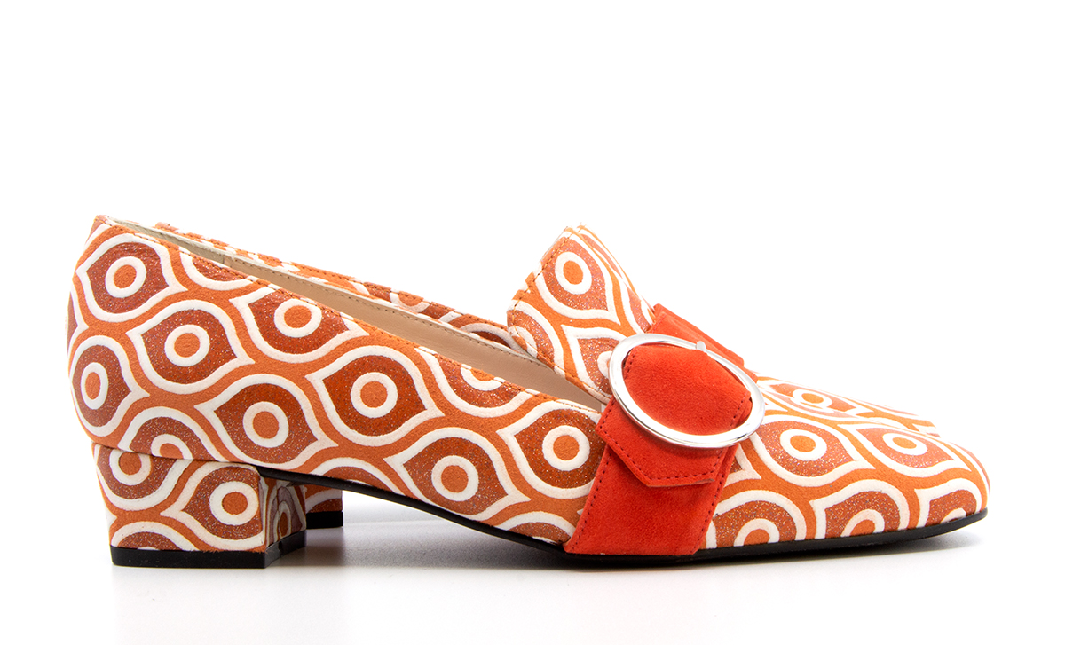 orange ladies shoes uk