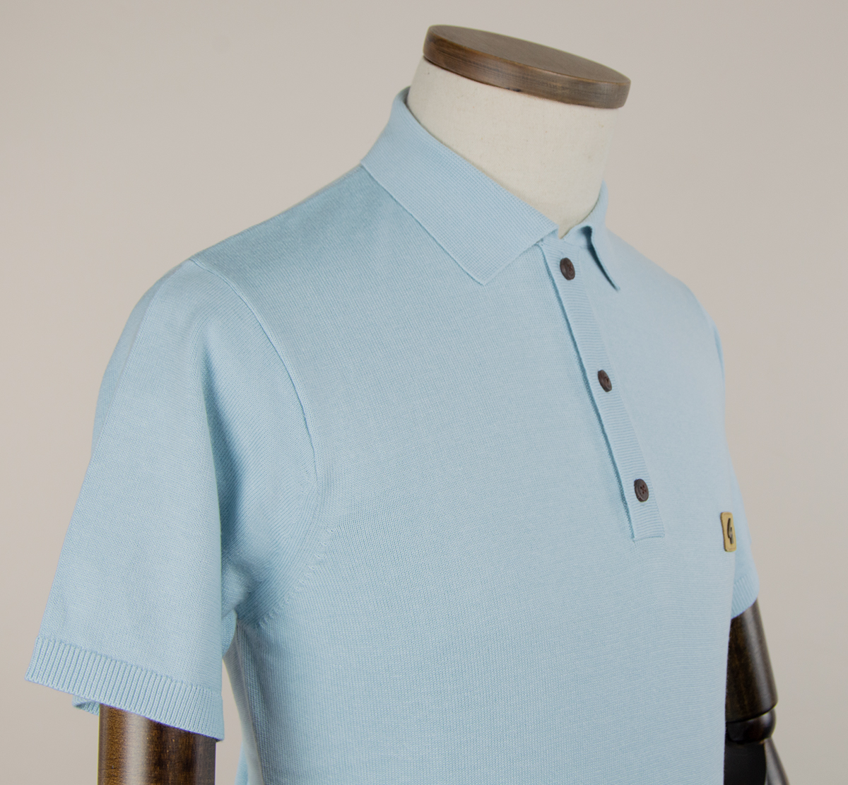 Gabicci Light Blue Jackson Short Sleeve Polo Top – Mod Shoes