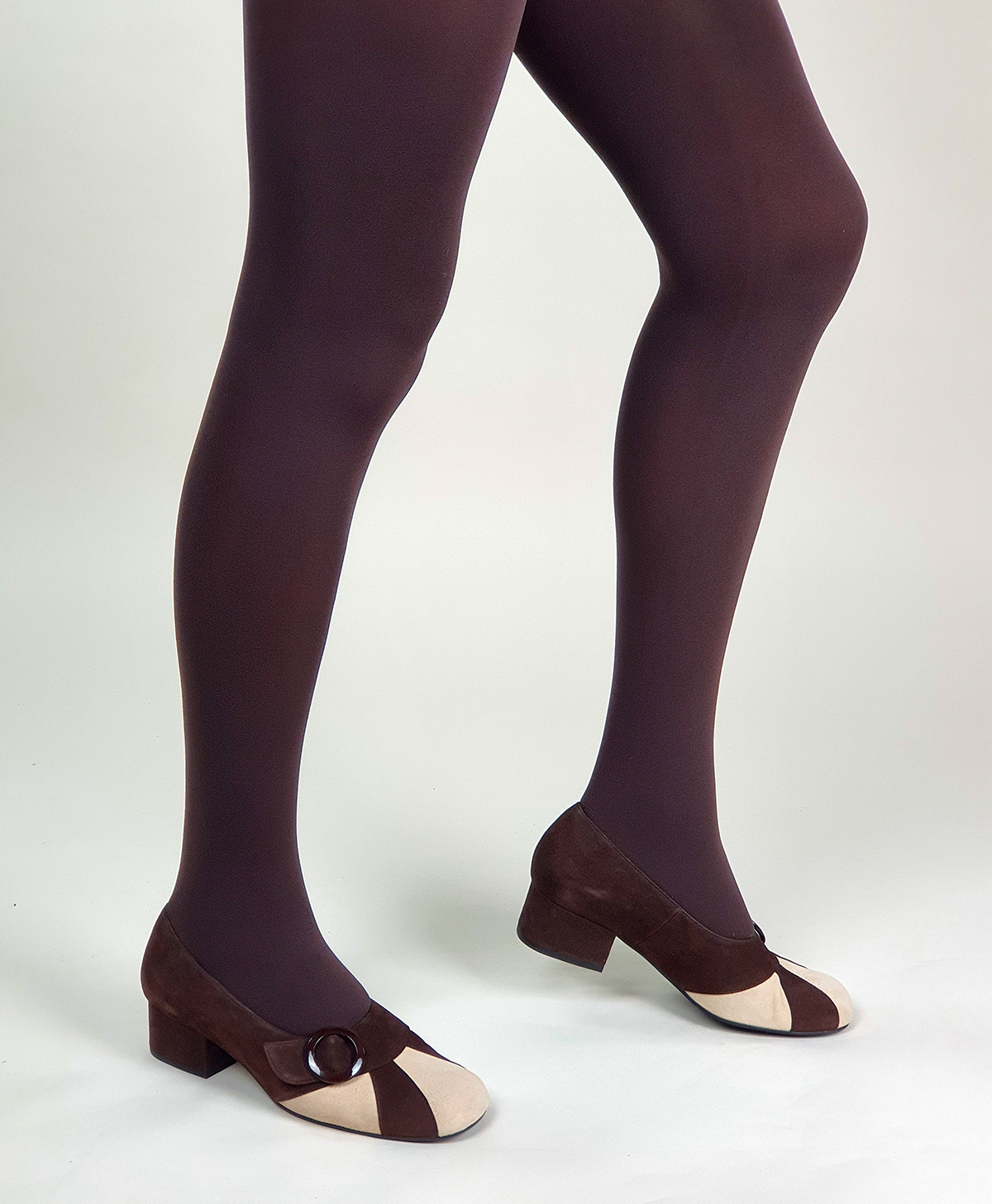 100 Denier Luxury Rich Chocolate Tights – ladies vintage retro 60s – 70s  style – Mod Shoes