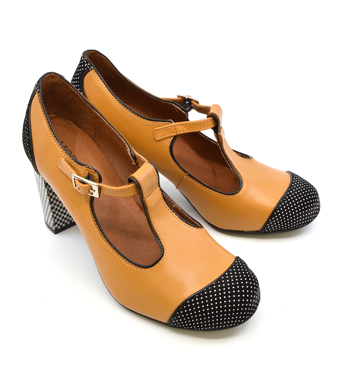 Ladies Retro T-Bar Shoe by Mod Shoes 