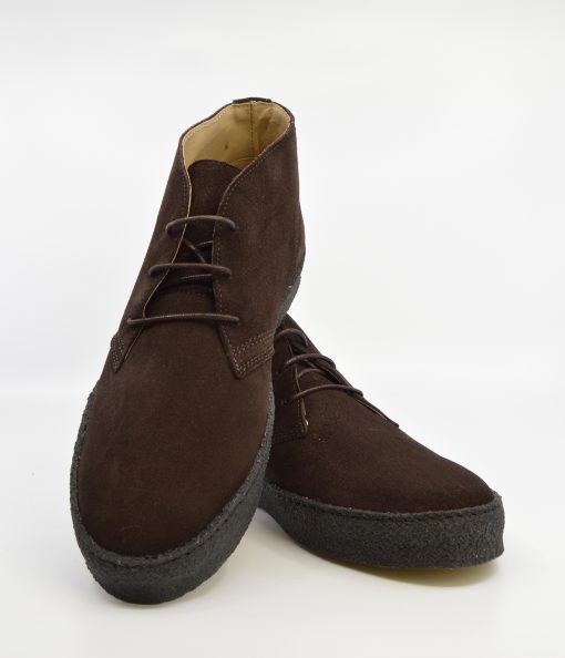Chukka Boot Dark Brown Suede – The Brett – Mod Shoes