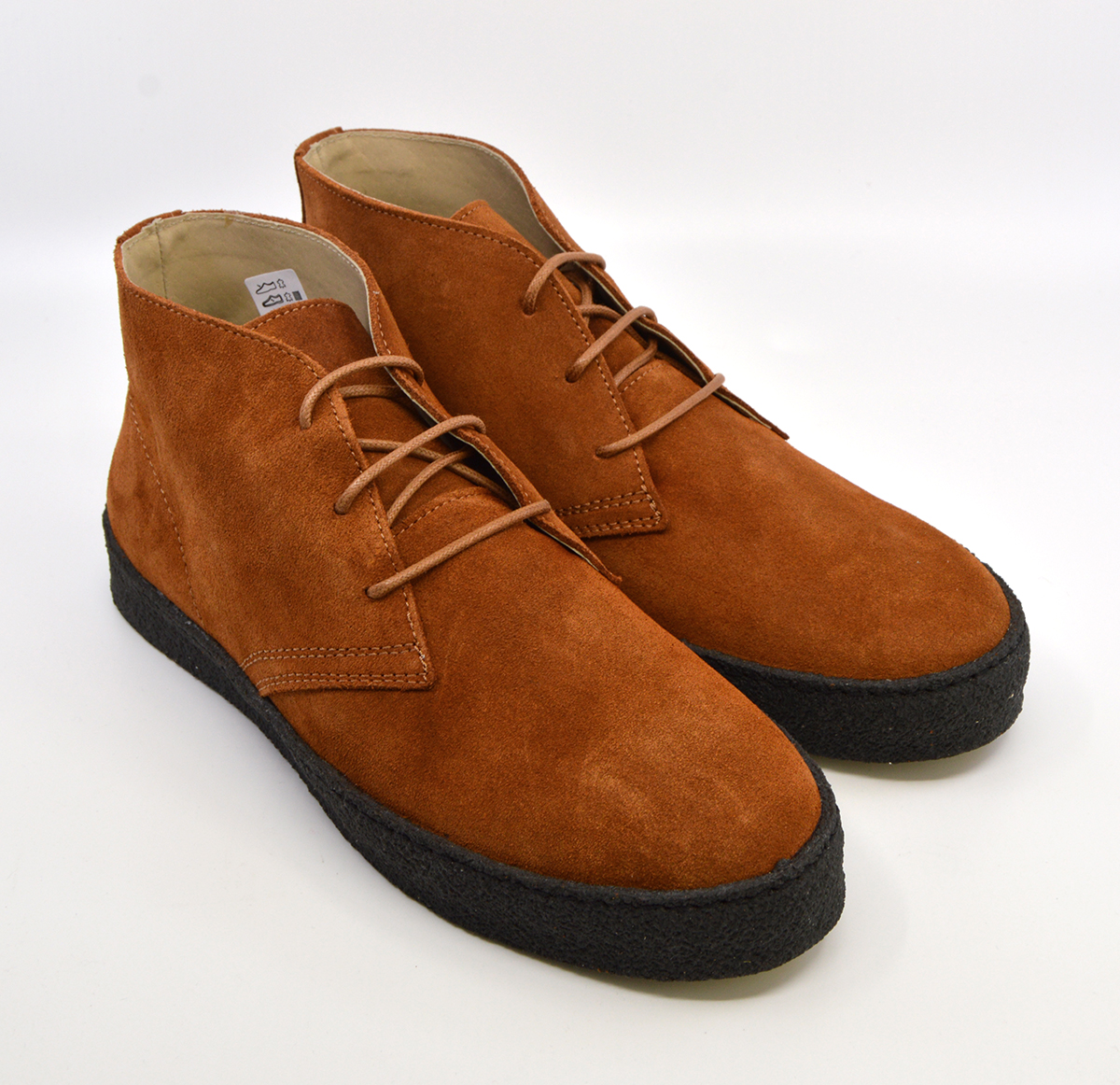 Chukka Boot Rust Suede – The Brett – Mod Shoes