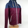 The Digsy Jacket - Navy & Maroon Hooded