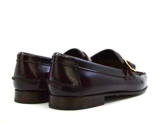 Fringed Loafers in Oxblood – The Marquis – Mod Shoes