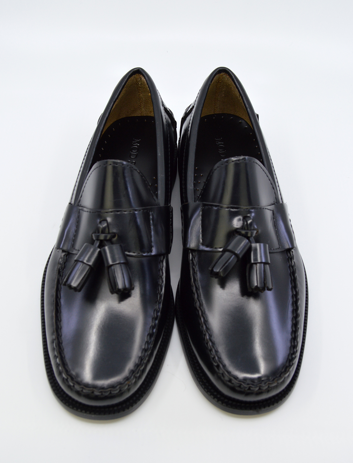 Tassel Loafers in Black – The Baron – Mod Shoes