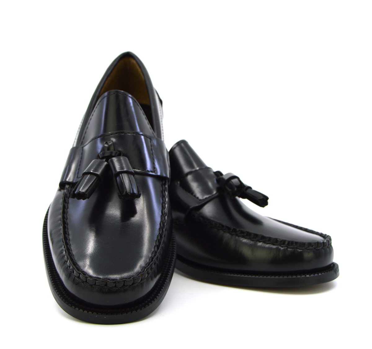 Tassel Loafers in Black – The Baron – Mod Shoes