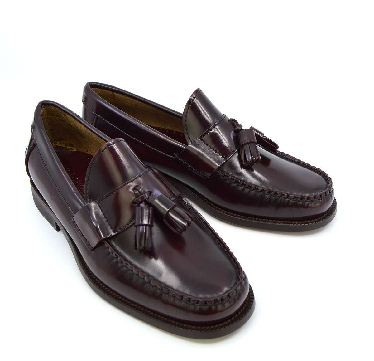 Tassel Loafers in Oxblood – The Baron – Mod Shoes