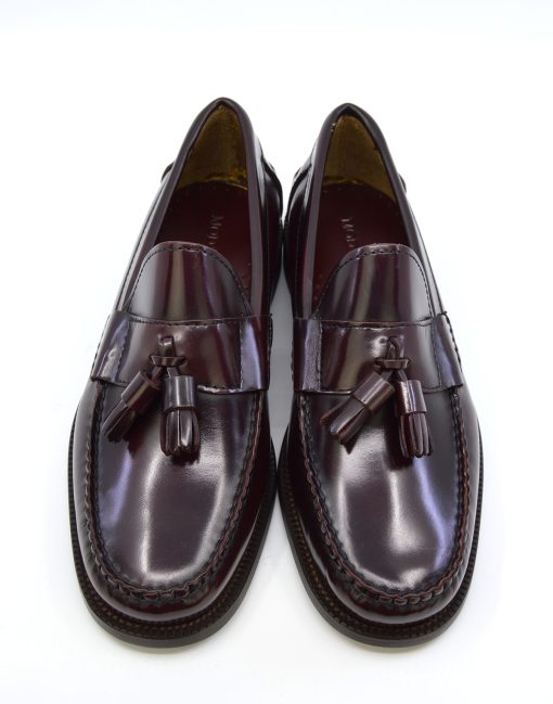 Tassel Loafers in Oxblood – The Baron – Mod Shoes