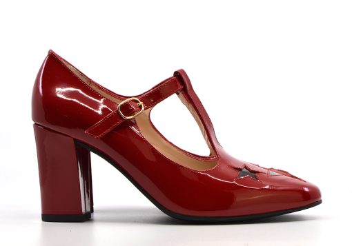 The Stella Stars – Patent Leather Ladies Retro Vintage 60s 70s Shoe ...