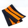 Black & Orange Stripe College Scarf - Style Council Colours - Made In England