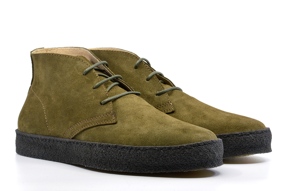Chukka Boot Military Suede – The Brett – Mod Shoes
