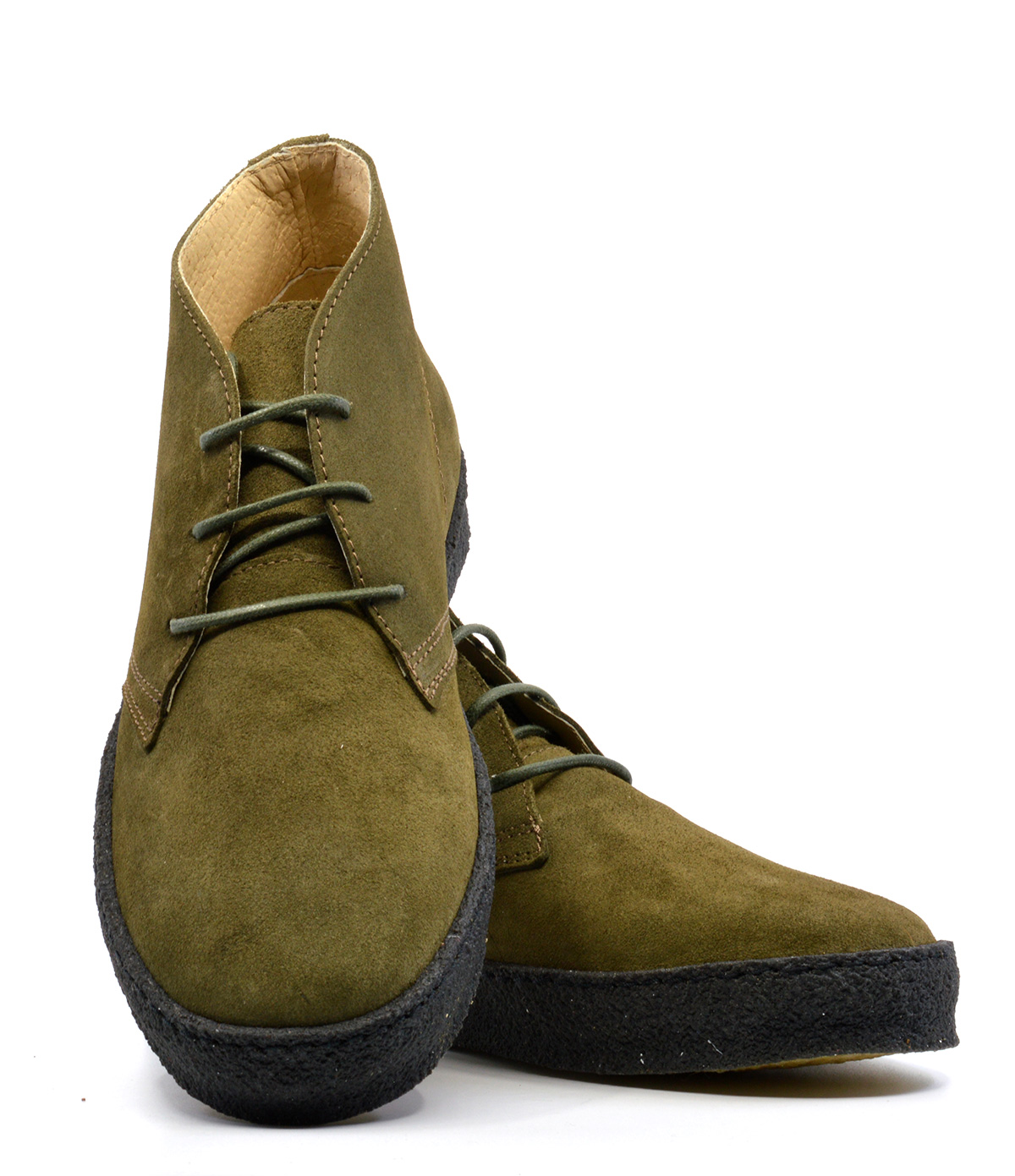 Chukka Boot Military Suede – The Brett – Mod Shoes