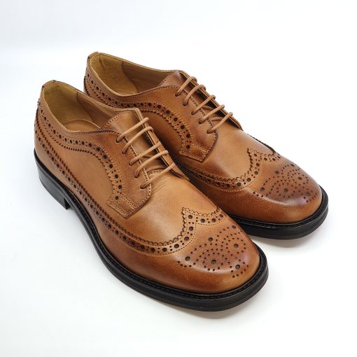 The Charles Ladies Brogue in Tan – Northern Soul Ska Style – Mod Shoes