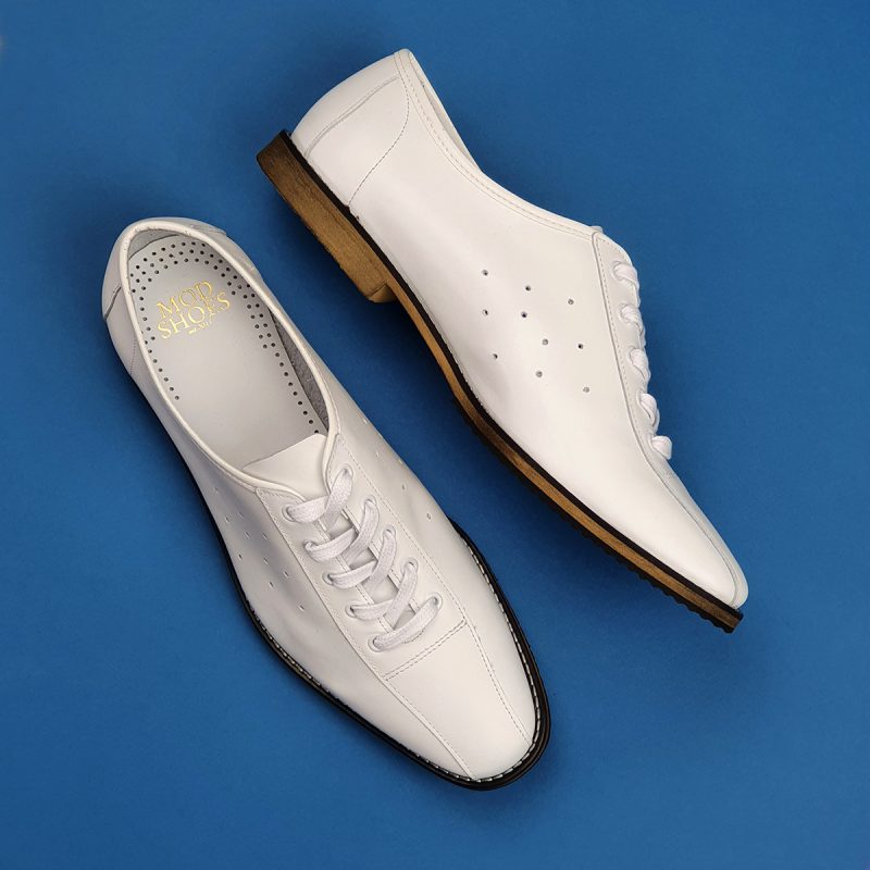 All White Bowling Shoes The Strike Mod Style Mod Shoes