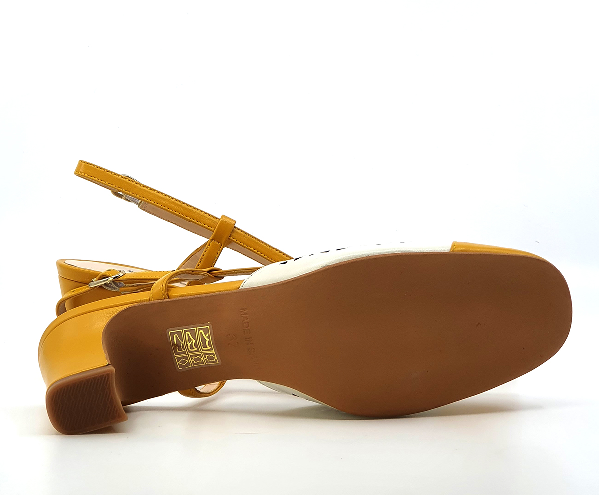 navy and cream shoes