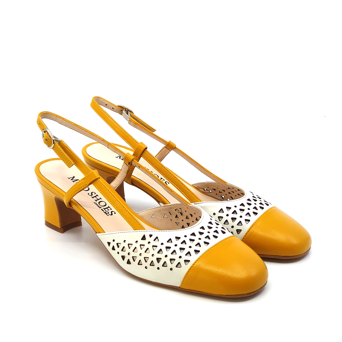 ladies navy slingback shoes