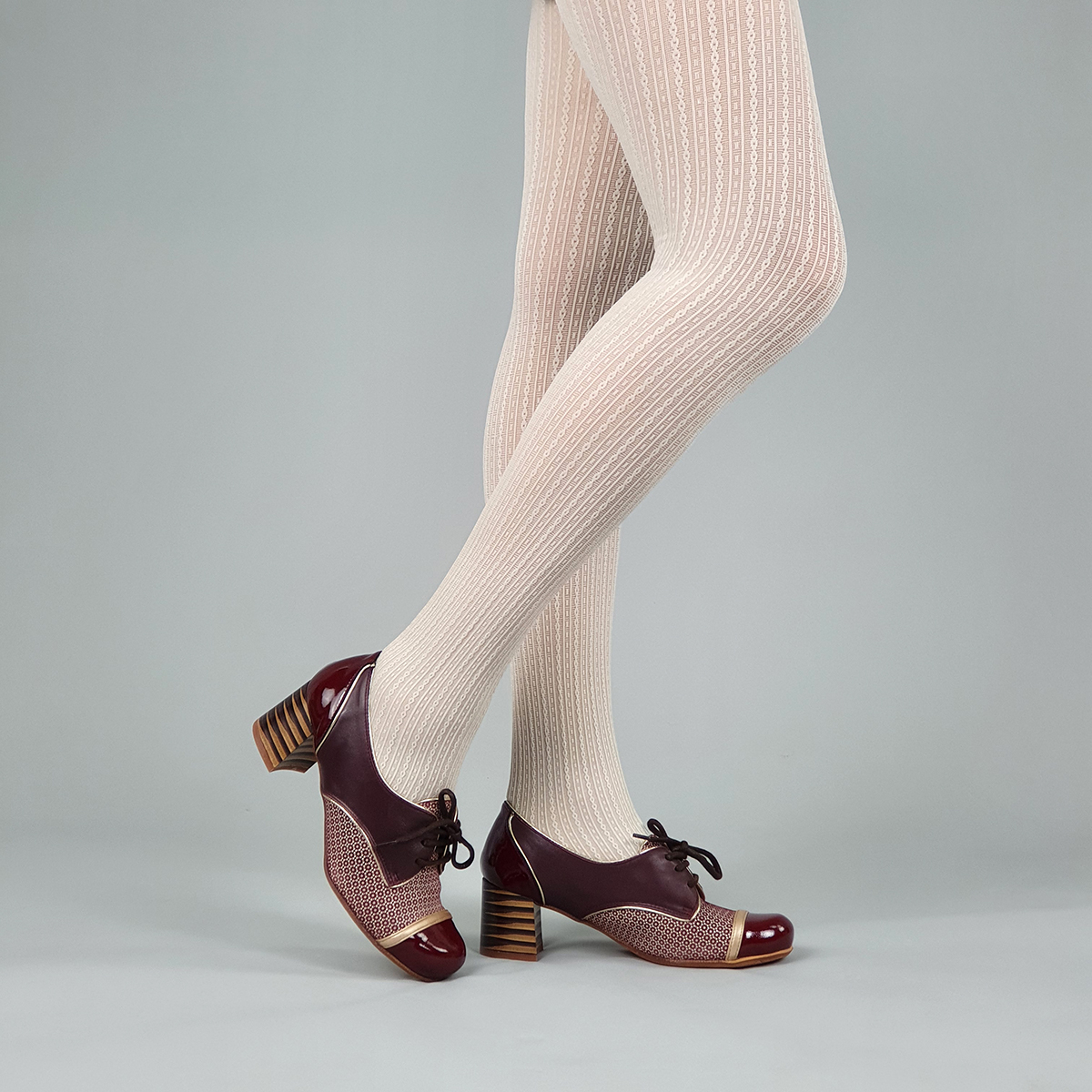 cream cable tights