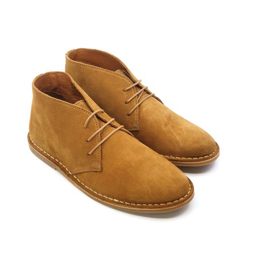 The Preston – Desert Boots In Whisky – Mod Shoes