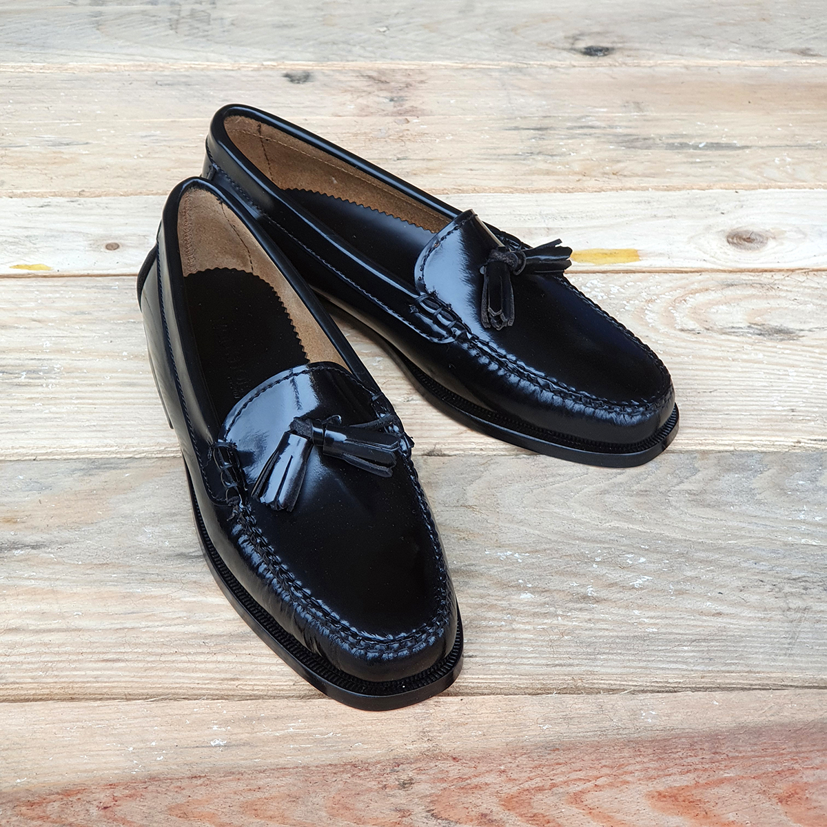 The Terrell Black Loafers – Mod Ska Northern Soul Ladies Shoes By Mod ...